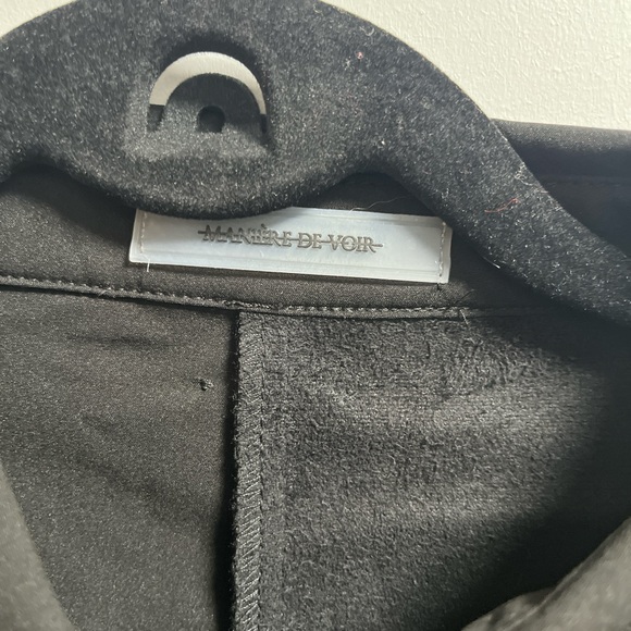 Maniere de voir -Half leather shirt dress - Picture 4 of 4